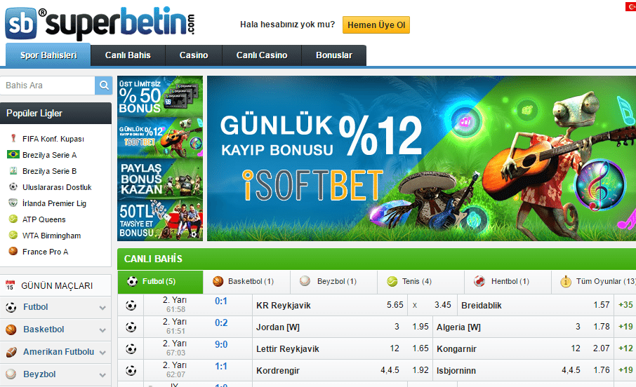 Superbetin Bonusları